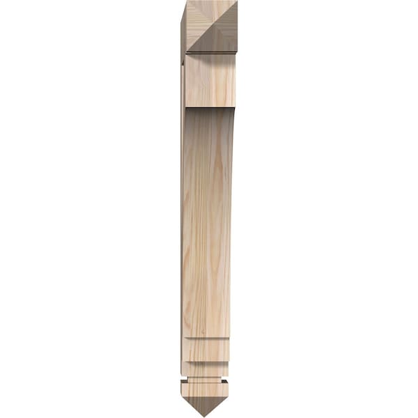 Imperial Arts & Crafts Smooth Bracket, Douglas Fir, 3 1/2W X 18D X 30H